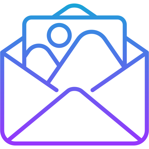 Picture of an email envelope