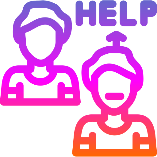 Illustration of a person asking for help