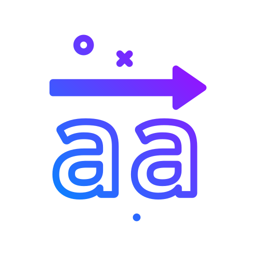 Icon showing formatting style